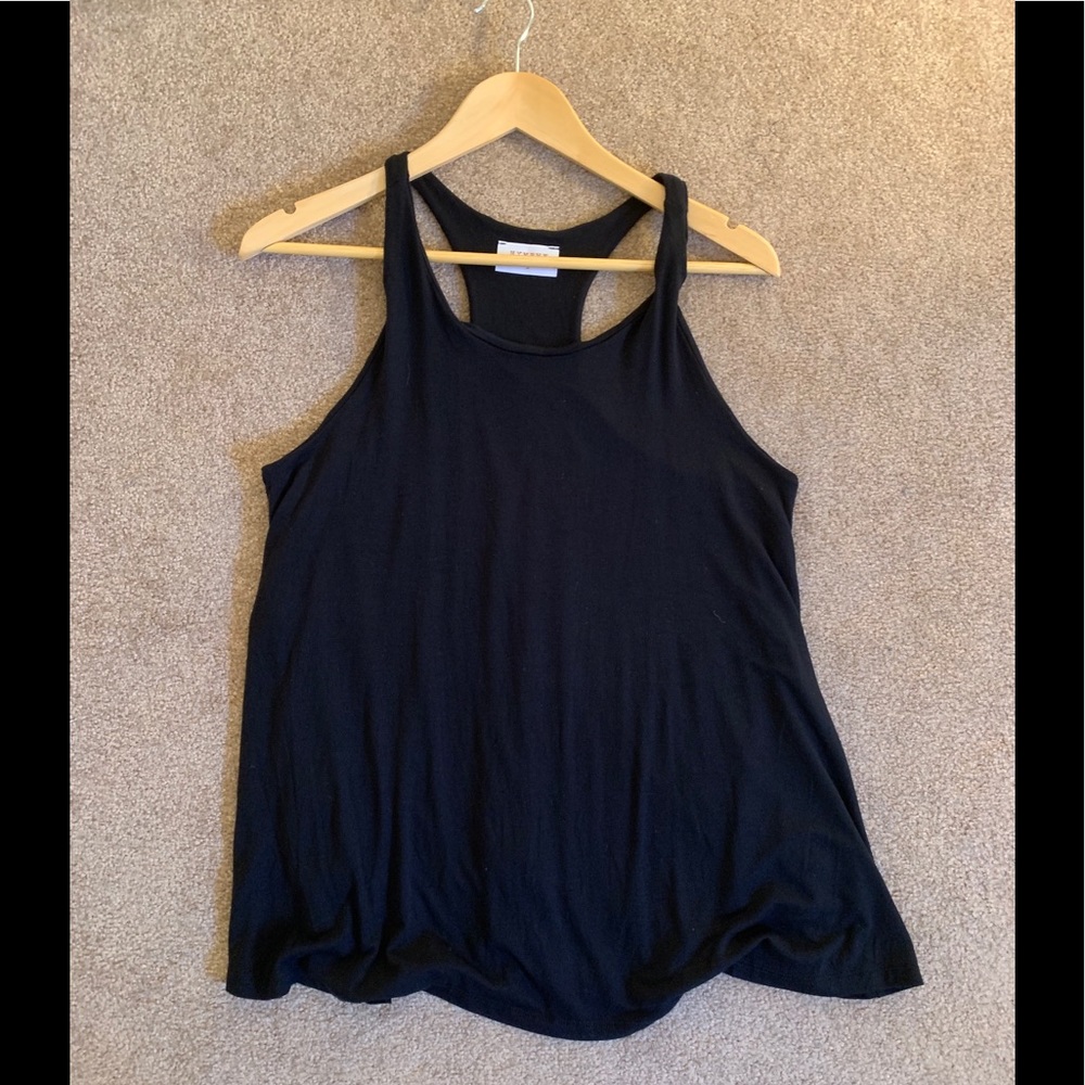 Black tank top